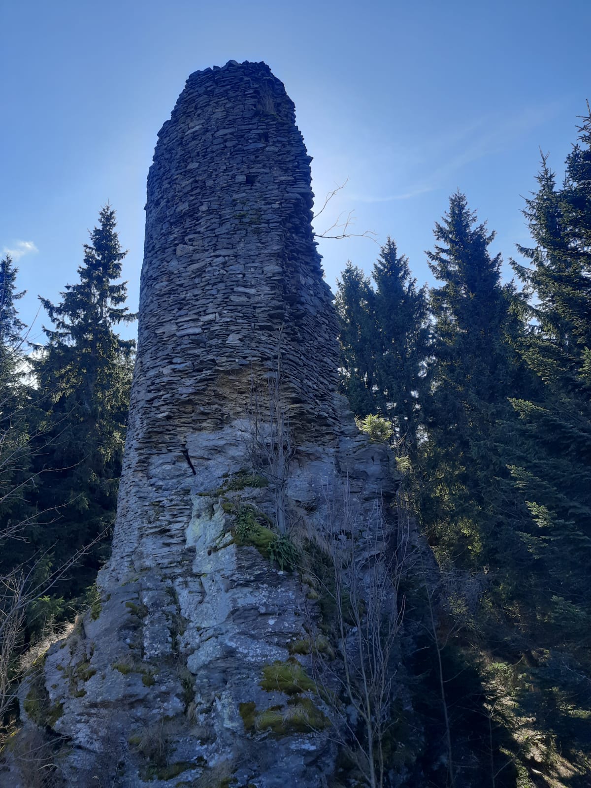 Koberstejn – ruiny warowni rycerzy-rabusiów